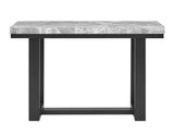 Lucca Gray Marble Sofa Table by Steve Silver at Eve Furniture