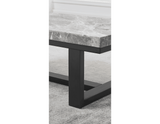Lucca Gray Marble Sofa Table by Steve Silver at Eve Furniture