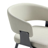 Luce Dining Chair in Oatmeal by Manhattan Comfort at Eve Furniture