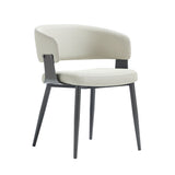 Luce Dining Chair in Oatmeal by Manhattan Comfort at Eve Furniture