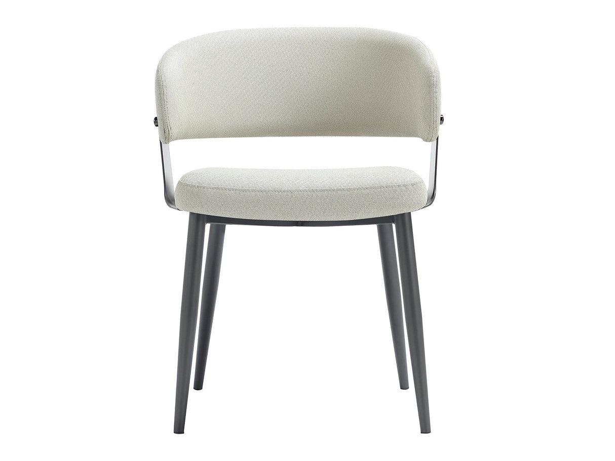Luce Dining Chair in Oatmeal by Manhattan Comfort at Eve Furniture