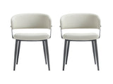 Luce Dining Chair in Oatmeal (set of 2) by Manhattan Comfort at Eve Furniture
