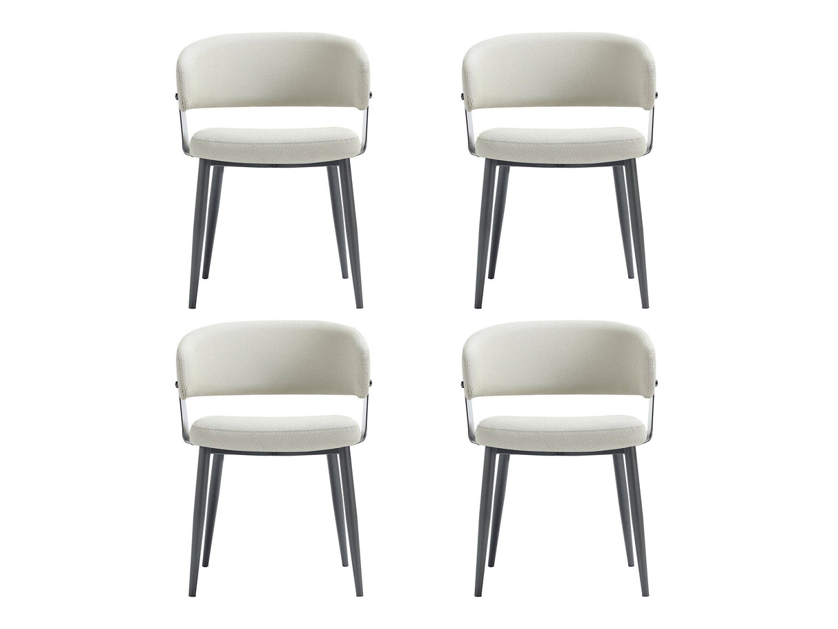 Luce Dining Chair in Oatmeal (set of 4) by Manhattan Comfort at Eve Furniture