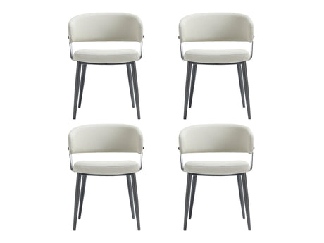 Luce Dining Chair in Oatmeal (set of 4) by Manhattan Comfort at Eve Furniture