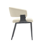 Luce Dining Chair in Sand by Manhattan Comfort at Eve Furniture