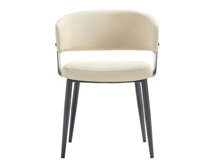 Luce Dining Chair in Sand by Manhattan Comfort at Eve Furniture