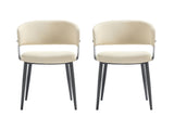 Luce Dining Chair in Sand (set of 2) by Manhattan Comfort at Eve Furniture