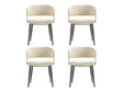 Luce Dining Chair in Sand (set of 4) by Manhattan Comfort at Eve Furniture