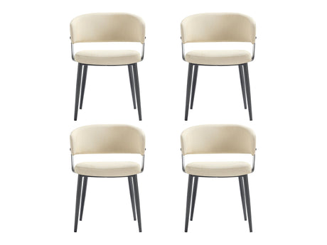 Luce Dining Chair in Sand (set of 4) by Manhattan Comfort at Eve Furniture