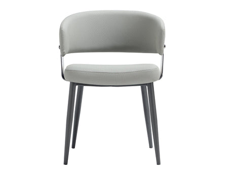 Luce Dining Chair in Stone Grey by Manhattan Comfort at Eve Furniture