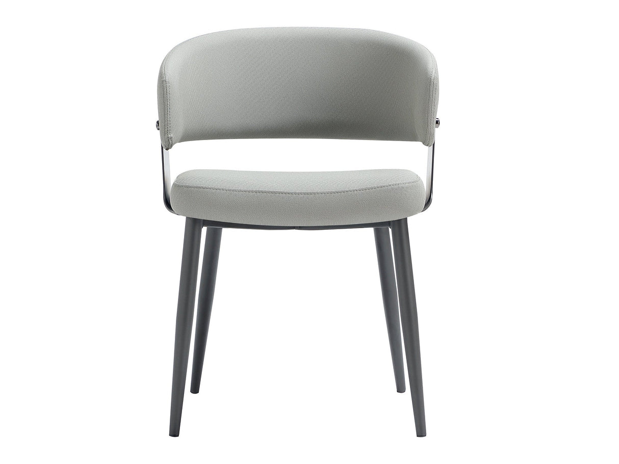 Luce Dining Chair in Stone Grey by Manhattan Comfort at Eve Furniture
