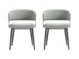 Luce Dining Chair in Stone Grey (set of 2) by Manhattan Comfort at Eve Furniture