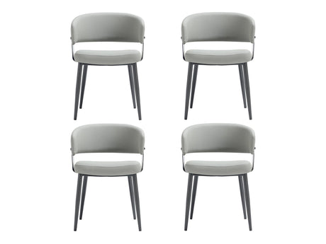 Luce Dining Chair in Stone Grey (set of 4) by Manhattan Comfort at Eve Furniture