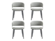 Luce Dining Chair in Stone Grey (set of 4) by Manhattan Comfort at Eve Furniture
