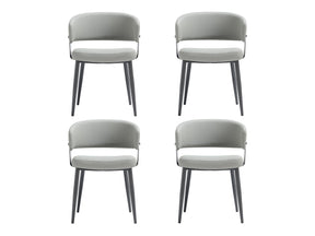 Luce Dining Chair in Stone Grey (set of 4) by Manhattan Comfort at Eve Furniture
