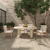 Luce Natural Outdoor Dining Chair by MOES at Eve Furniture