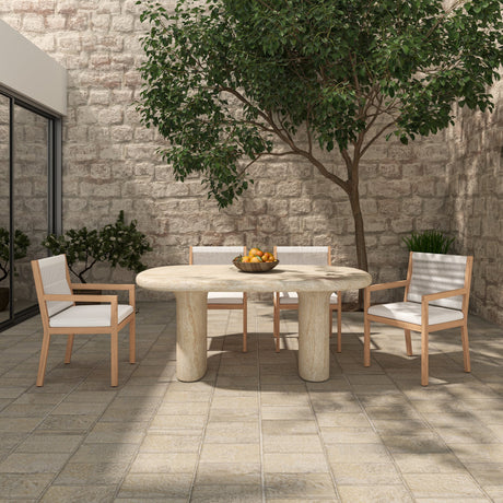 Luce Natural Outdoor Dining Chair by MOES at Eve Furniture