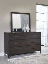 Lucerne Mirror in Vintage Coffee by Modus Furniture at Eve Furniture