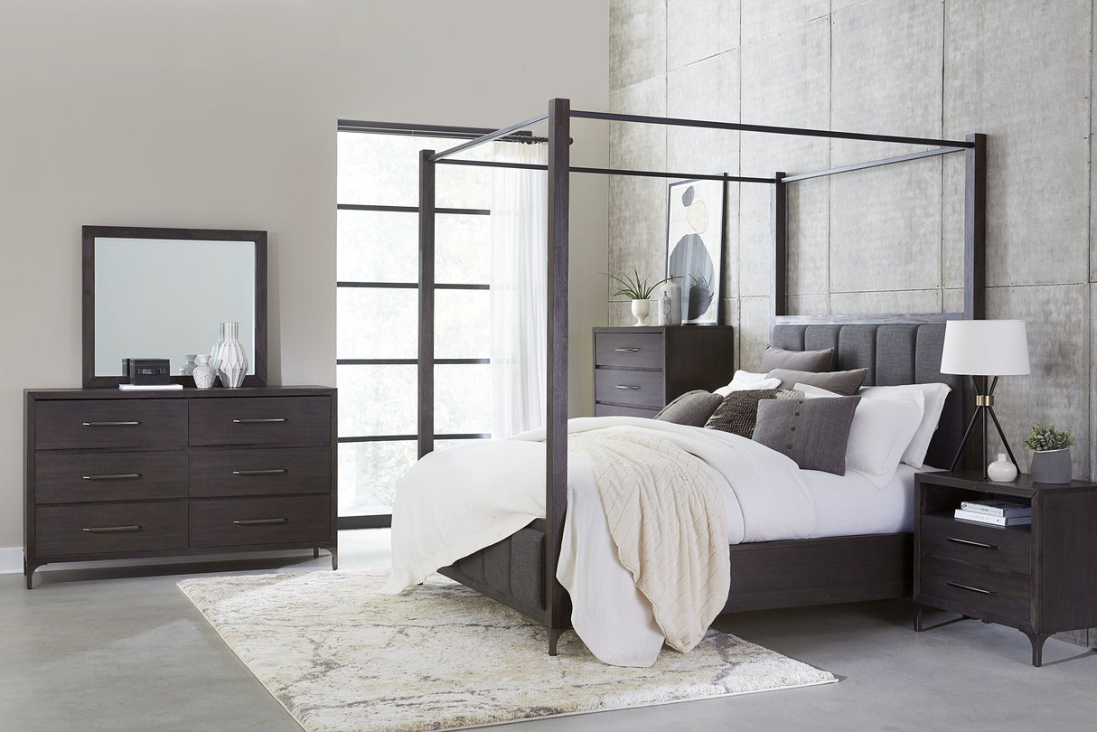 Lucerne Mirror in Vintage Coffee by Modus Furniture at Eve Furniture