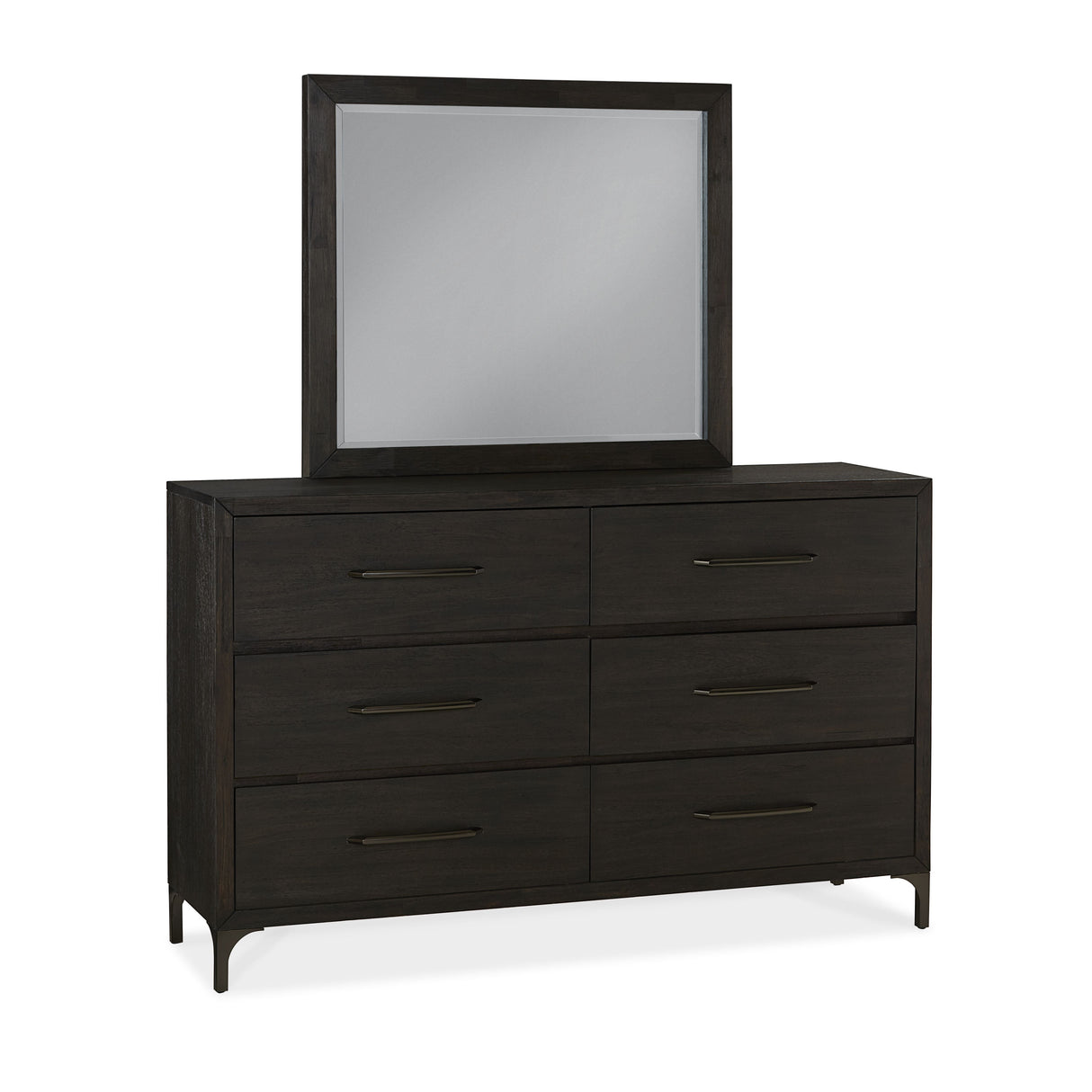 Lucerne Mirror in Vintage Coffee by Modus Furniture at Eve Furniture