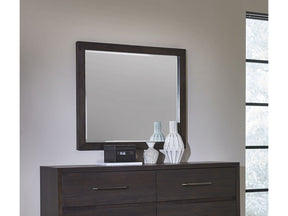 Lucerne Mirror in Vintage Coffee by Modus Furniture at Eve Furniture