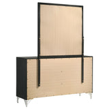 Lucia 6-drawer Dresser and Mirror Black by Coaster at Eve Furniture