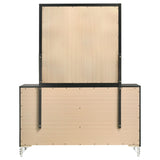 Lucia 6-drawer Dresser and Mirror Black by Coaster at Eve Furniture