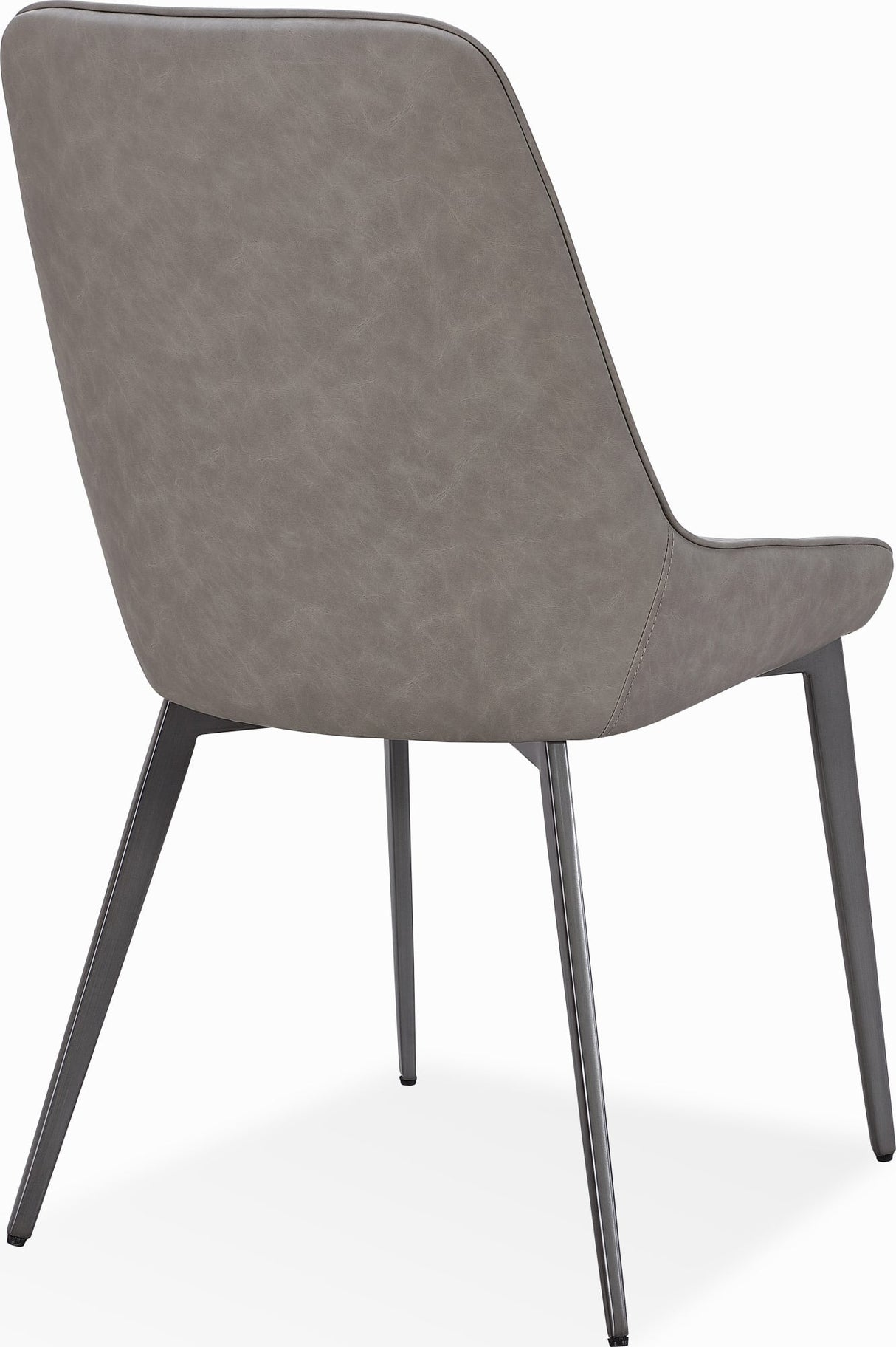 Lucia Anchor Gray/Gunmetal Metal Leg Upholstered Dining Chair (Set of 2)