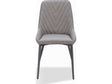 Lucia Anchor Gray/Gunmetal Metal Leg Upholstered Dining Chair (Set of 2) by Modus Furniture at Eve Furniture
