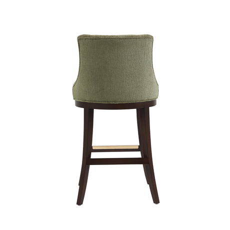 Lucia Barstool in Leaf Green by Manhattan Comfort at Eve Furniture
