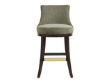 Lucia Barstool in Leaf Green by Manhattan Comfort at Eve Furniture