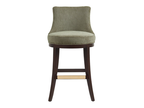 Lucia Barstool in Leaf Green by Manhattan Comfort at Eve Furniture