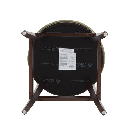 Lucia Barstool in Leaf Green (set of 2) by Manhattan Comfort at Eve Furniture
