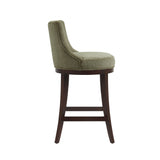 Lucia Barstool in Leaf Green (set of 3) by Manhattan Comfort at Eve Furniture