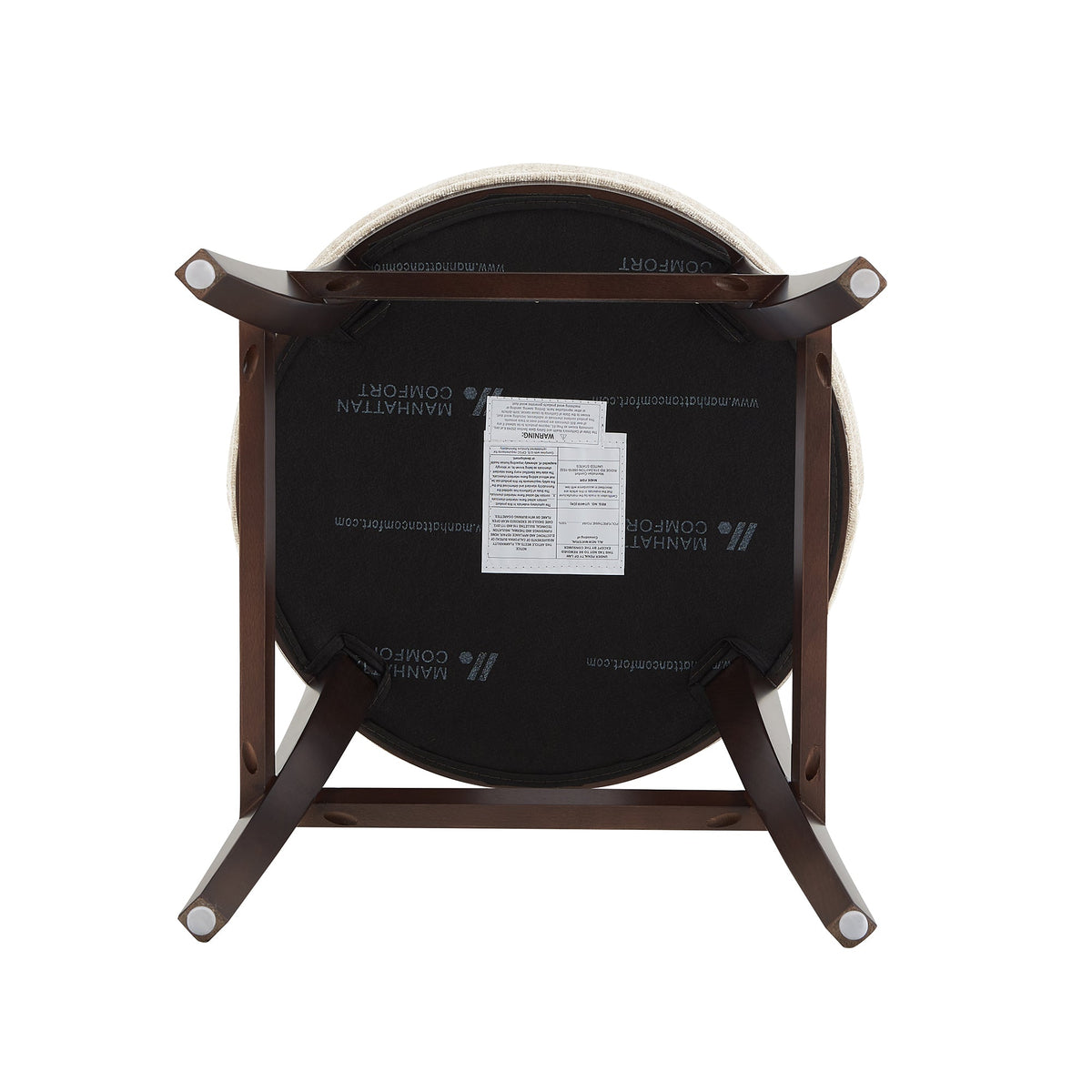 Lucia Barstool in Natural (set of 2) by Manhattan Comfort at Eve Furniture