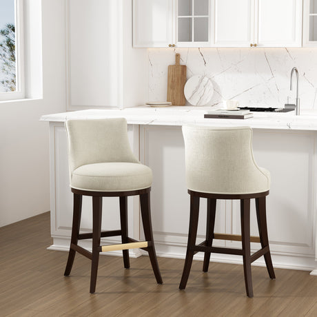 Lucia Barstool in Natural (set of 2) by Manhattan Comfort at Eve Furniture