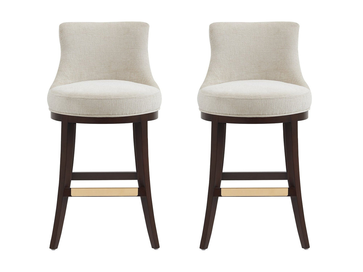 Lucia Barstool in Natural (set of 2) by Manhattan Comfort at Eve Furniture