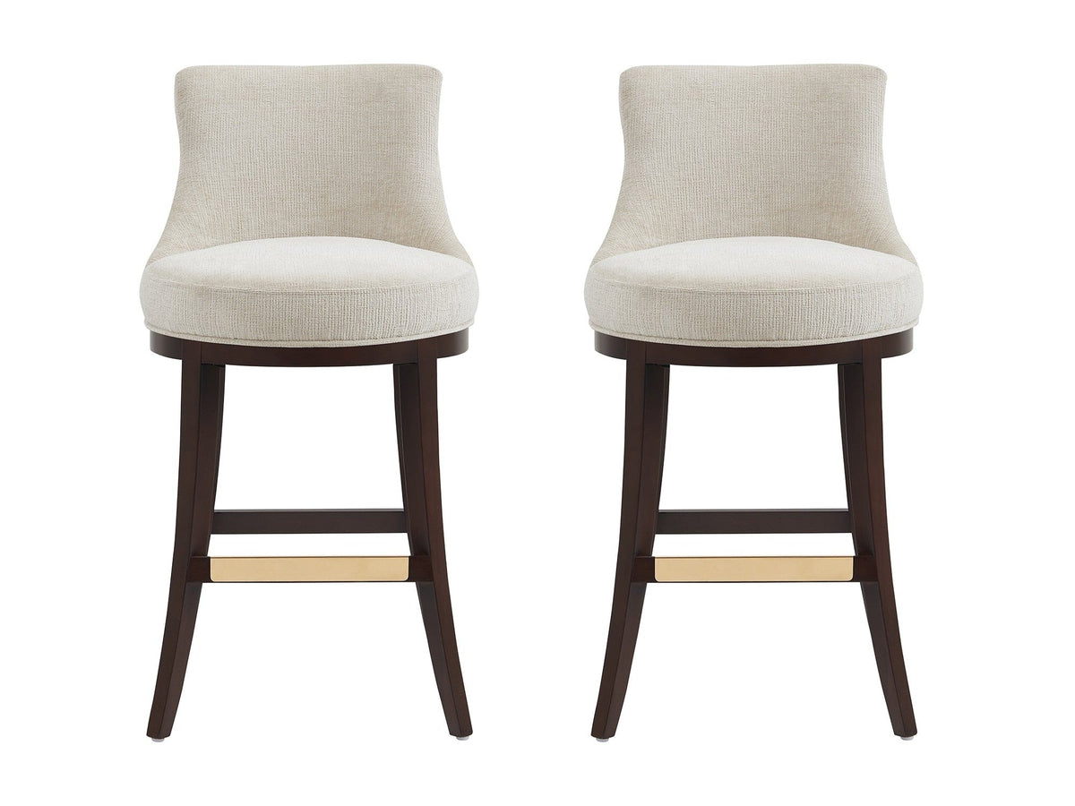 Lucia Barstool in Natural (set of 2) by Manhattan Comfort at Eve Furniture