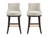 Lucia Barstool in Natural (set of 2) by Manhattan Comfort at Eve Furniture