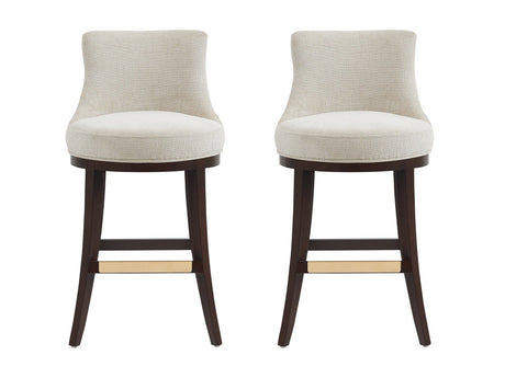 Lucia Barstool in Natural (set of 2) by Manhattan Comfort at Eve Furniture