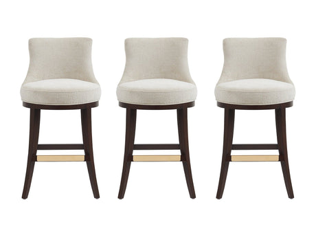 Lucia Barstool in Natural (set of 3) by Manhattan Comfort at Eve Furniture