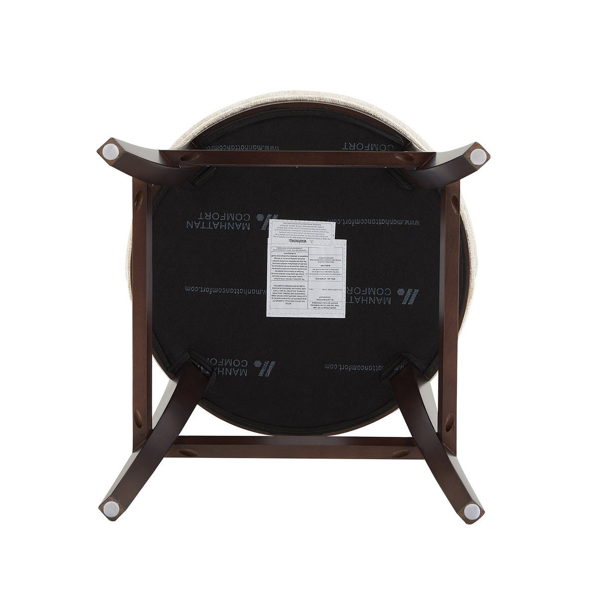 Lucia Barstool in Natural (set of 3) by Manhattan Comfort at Eve Furniture