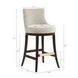 Lucia Barstool in Natural (set of 3) by Manhattan Comfort at Eve Furniture