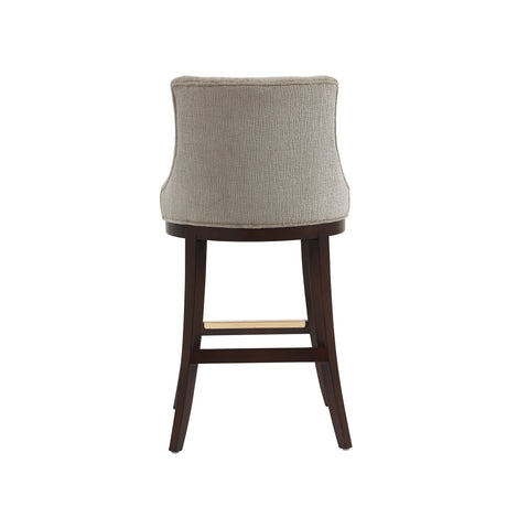 Lucia Barstool in Taupe by Manhattan Comfort at Eve Furniture