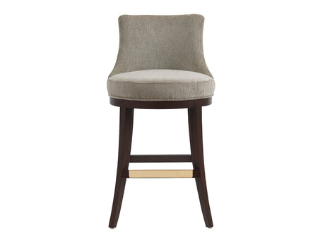 Lucia Barstool in Taupe by Manhattan Comfort at Eve Furniture