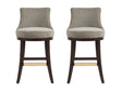 Lucia Barstool in Taupe (set of 2) by Manhattan Comfort at Eve Furniture