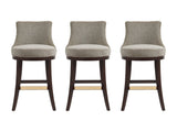 Lucia Barstool in Taupe (set of 3) by Manhattan Comfort at Eve Furniture