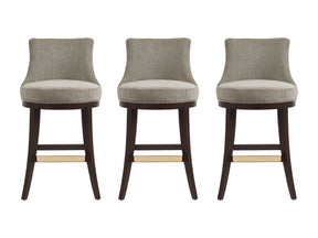 Lucia Barstool in Taupe (set of 3) by Manhattan Comfort at Eve Furniture