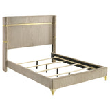 Lucia Beige And White 3-Piece Queen Bedroom Set by Coaster at Eve Furniture