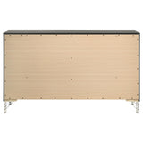 Lucia Black 6-drawer Dresser Cabinet by Coaster at Eve Furniture